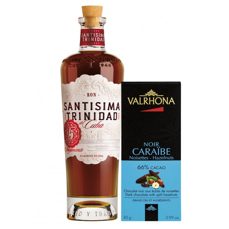 Ron Santisima Trinidad | Ron Santísima Trinidad 15YO + čokoláda Dark Caraibe Noisette Ron Santisima Trinidad | Ron Santísima Trinidad 15YO + čokoláda Dark Caraibe Noisette