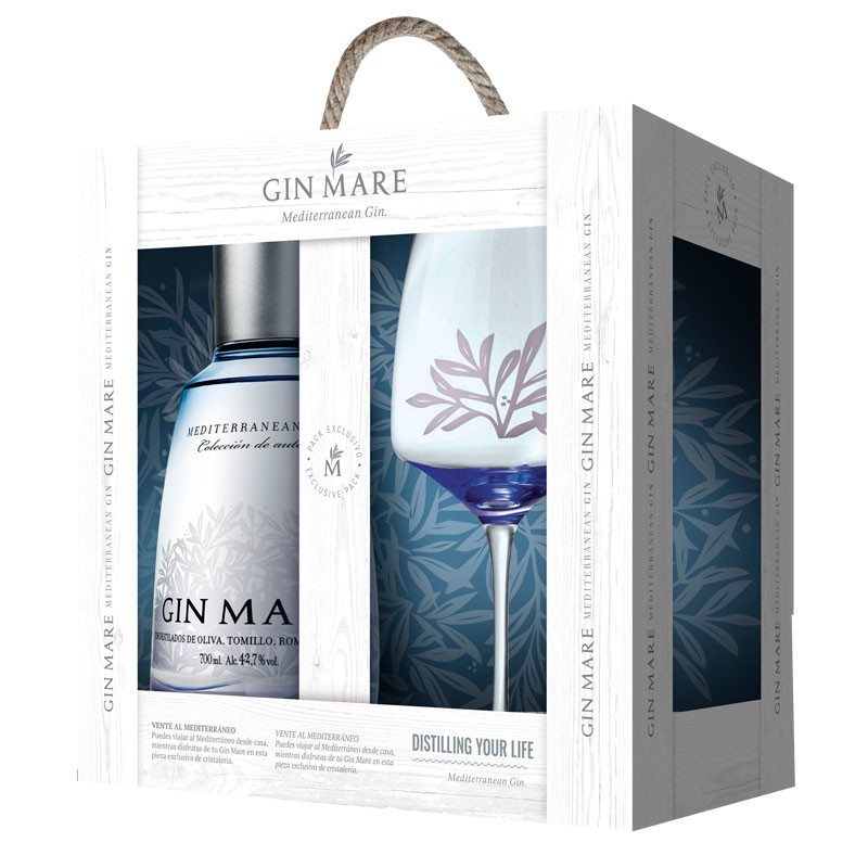 Gin Mare | Gin Mare + sklenička v dárkovém boxu