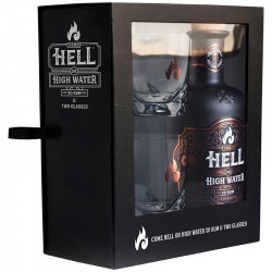 Hell or High Water | XO Rum 40% v dárkovém balení s 2 sklenkami