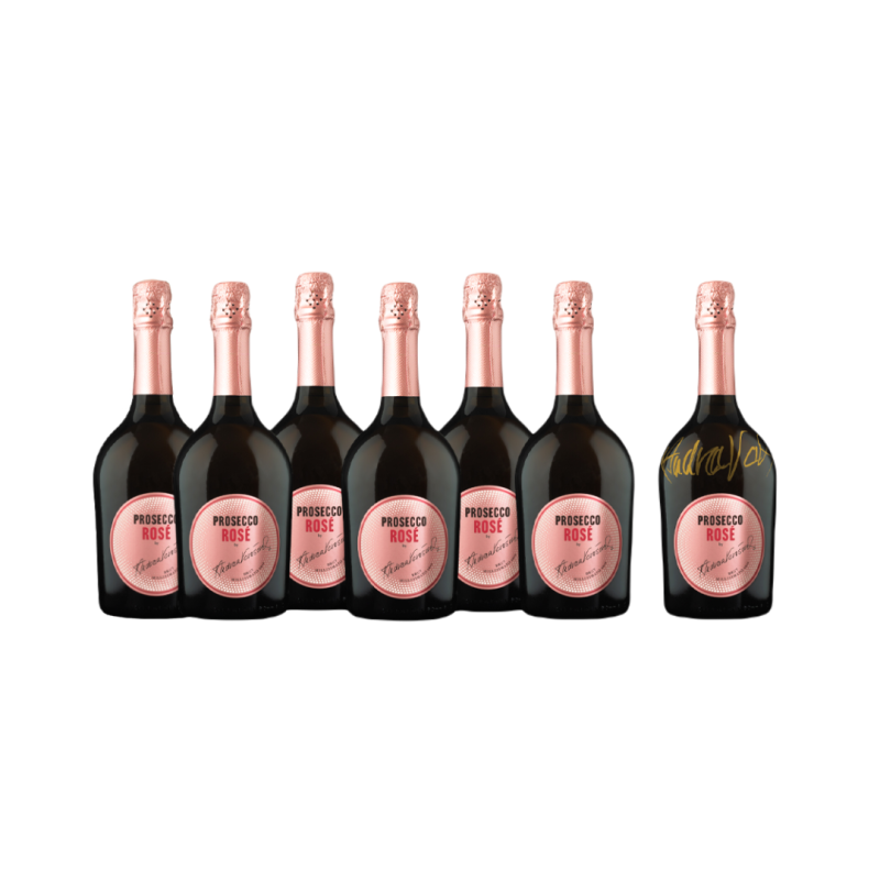Domus Vini Ca´Delle Rose | Prosecco Rosé by Andrea Verešová Millesimato 2022 brut 6+1 Domus Vini Ca´Delle Rose | Prosecco Rosé by Andrea Verešová Millesimato 2022 brut 6+1