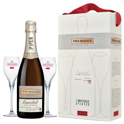 Champagne Piper-Heidsieck | Champagne Essentiel Blanc de Blancs extra brut GB + 2 skleničky