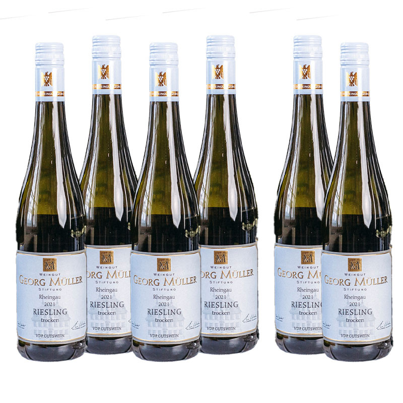 Weingut Georg Müller Stiftung | 4+2 Riesling Gutswein trocken 2021 GM