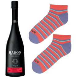 Baron Hildprandt ze zralých třešní 40% 0,7 l + ponožky krátké / balíček PROMO