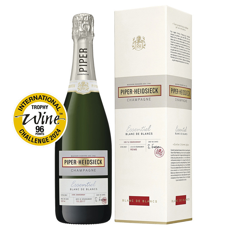 Piper-Heidsieck | Champagne Essentiel Blanc de Blancs Extra Brut v dárkové krabičce Piper-Heidsieck | Champagne Essentiel Blanc de Blancs Extra Brut v dárkové krabičce