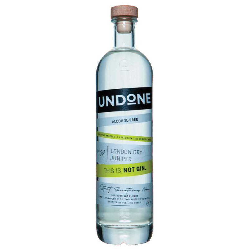 Undone London Dry Juniper - Not Gin 0,7 l