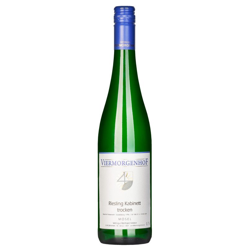Weingut Viermorgenhof | Riesling Mosel Kabinett trocken 2024 Weingut Viermorgenhof | Riesling Mosel Kabinett trocken 2024