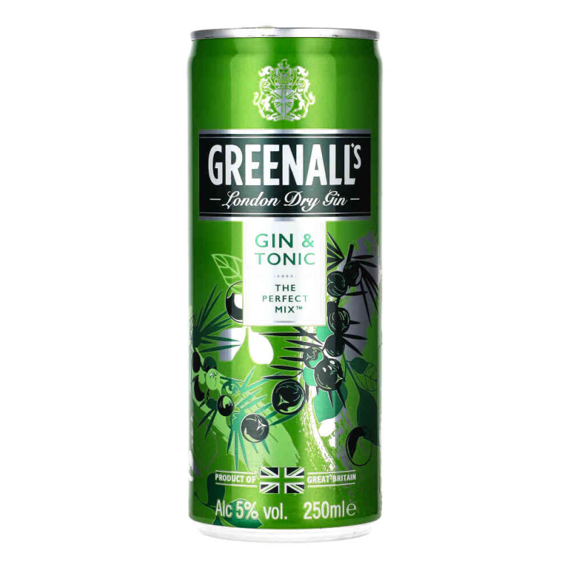 Greenall´s | Greenall´s Gin&Tonic RTS 5% 0,25l