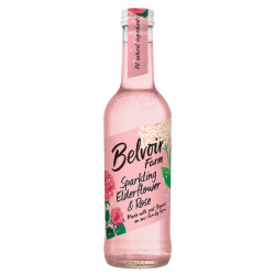 Belvoir Farm Drinks | Sparkling Elderflower & Rose 275 ml