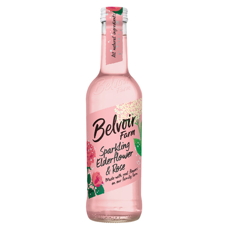 Belvoir Farm Drinks | Sparkling Elderflower & Rose 275 ml