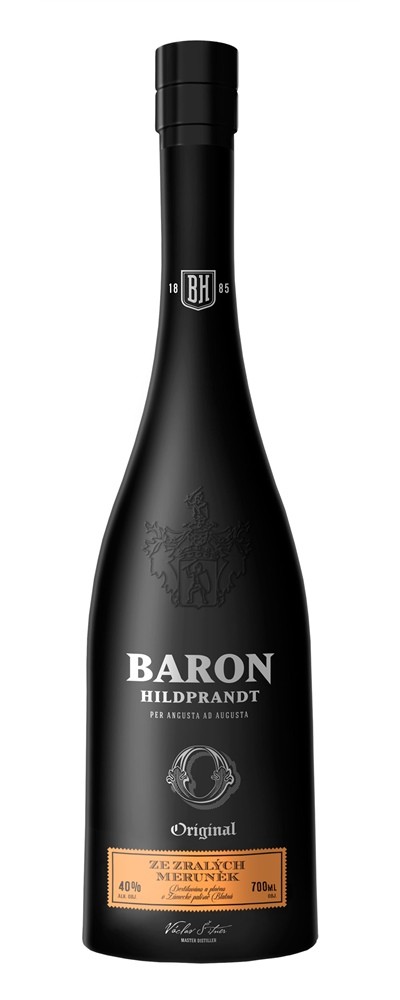 Baron Hildprandt - Ze zralých meruněk 40% 0,7l (čistá flaša)