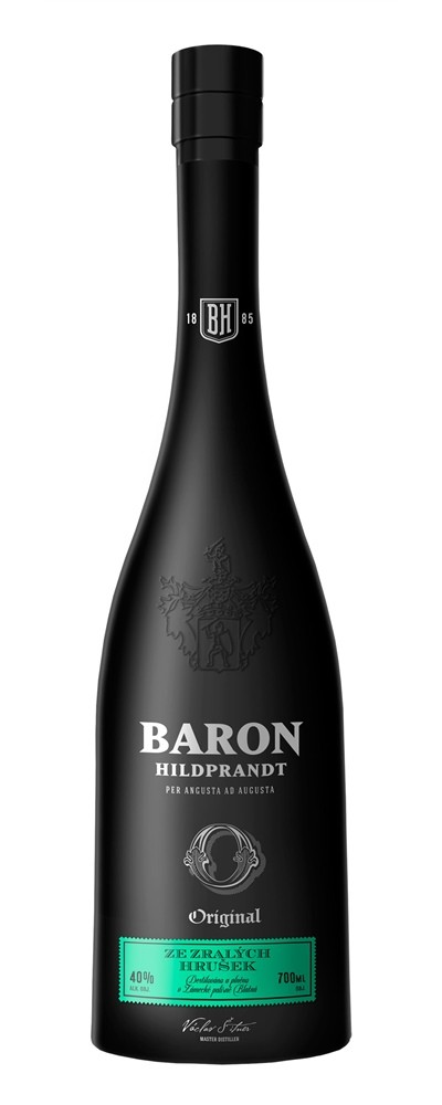 Baron Hildprandt - Ze zralých hrušek 40% 0,7l (čistá flaša)