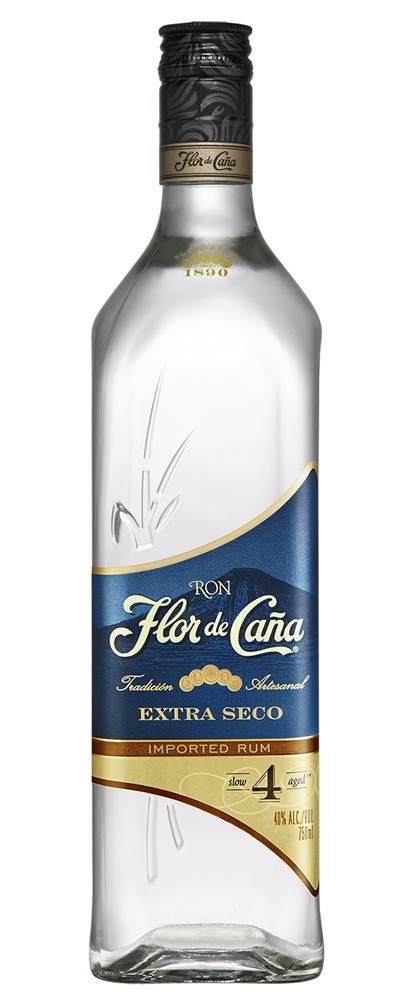 Compania Licorera de Nikaragua Flor de Caňa Extra Dry Seco 4YO 1 l