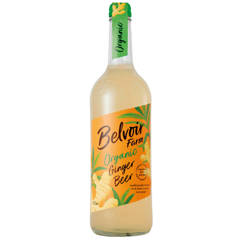 Belvoir Farm Drinks Organic Ginger Beer 750 ml