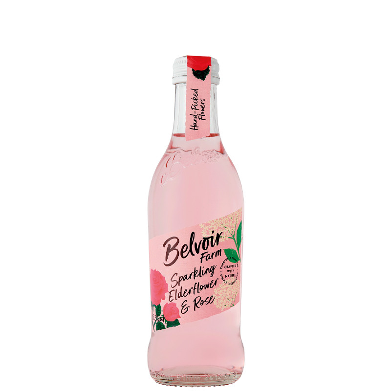 Belvoir Farm Drinks Sparkling Elderflower & Rose 250 ml