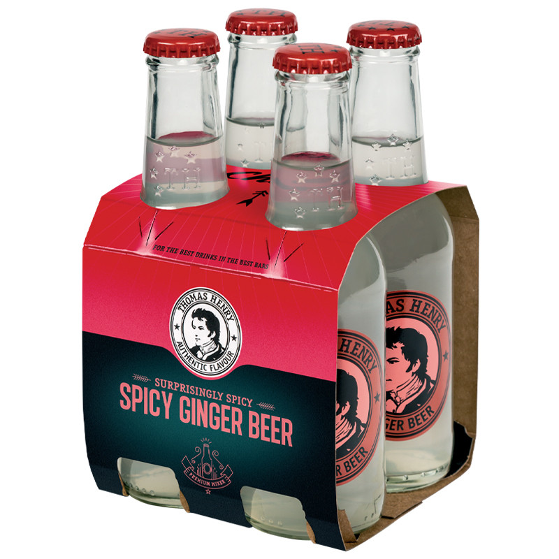 Thomas Henry Spicy Ginger Beer, 0,2l x 4 ks (4 pack)