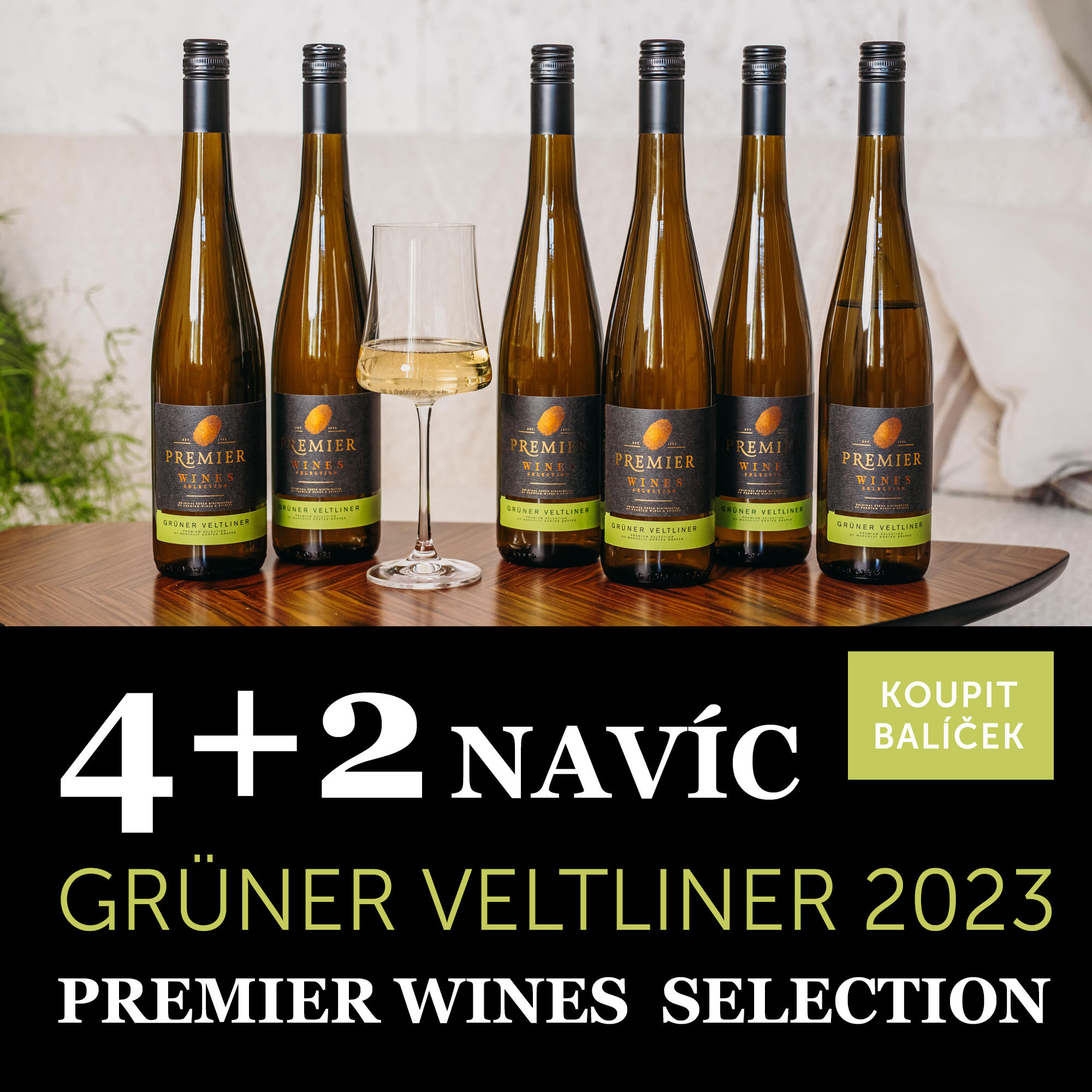 Víno měsíce července - PWS Grüner Veltliner 2023 trocken 4+2 navíc