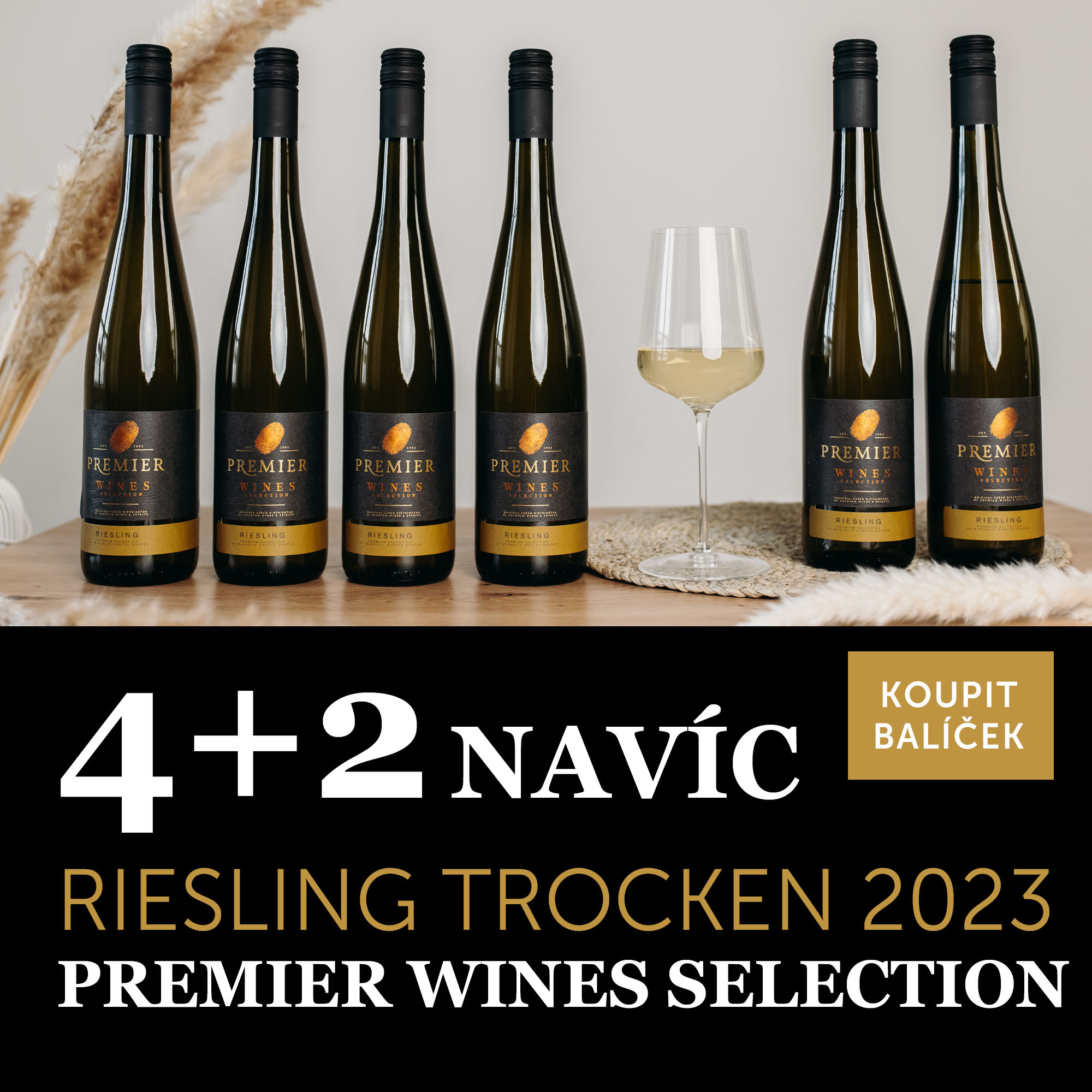 Víno měsíce září - Riesling trocken 2024 PWS - 4+2 navíc