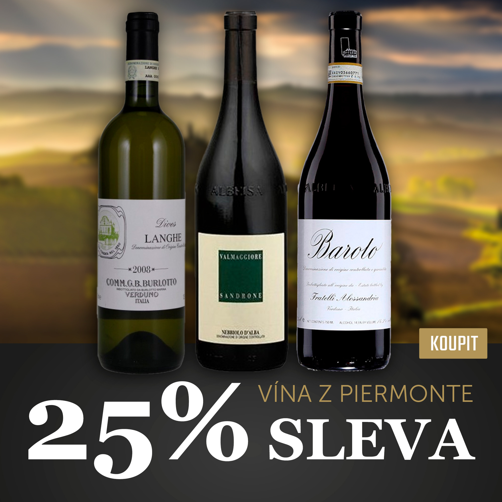 Piemont sleva 25%