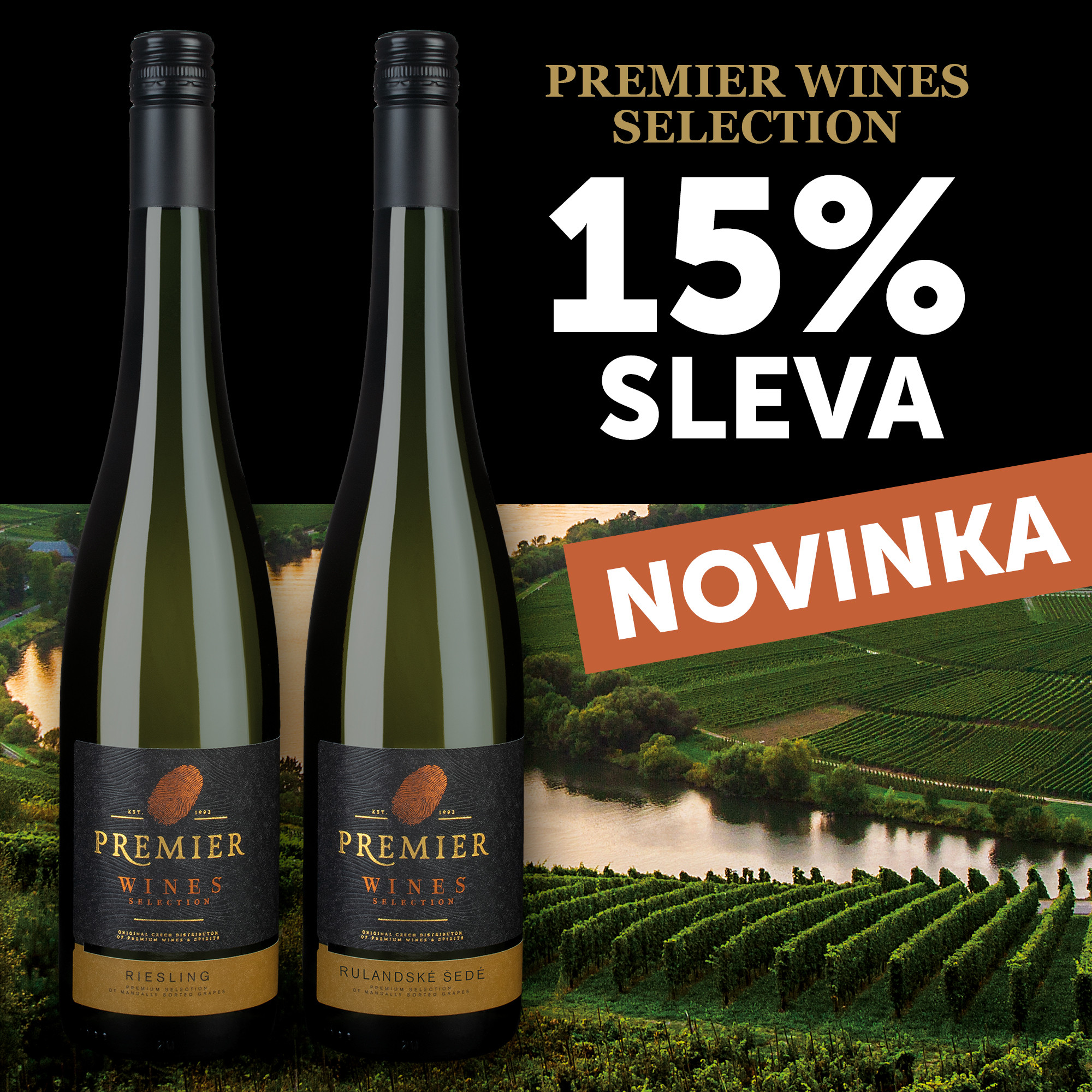 Novinka Premier Wines Selection se slevou 15%