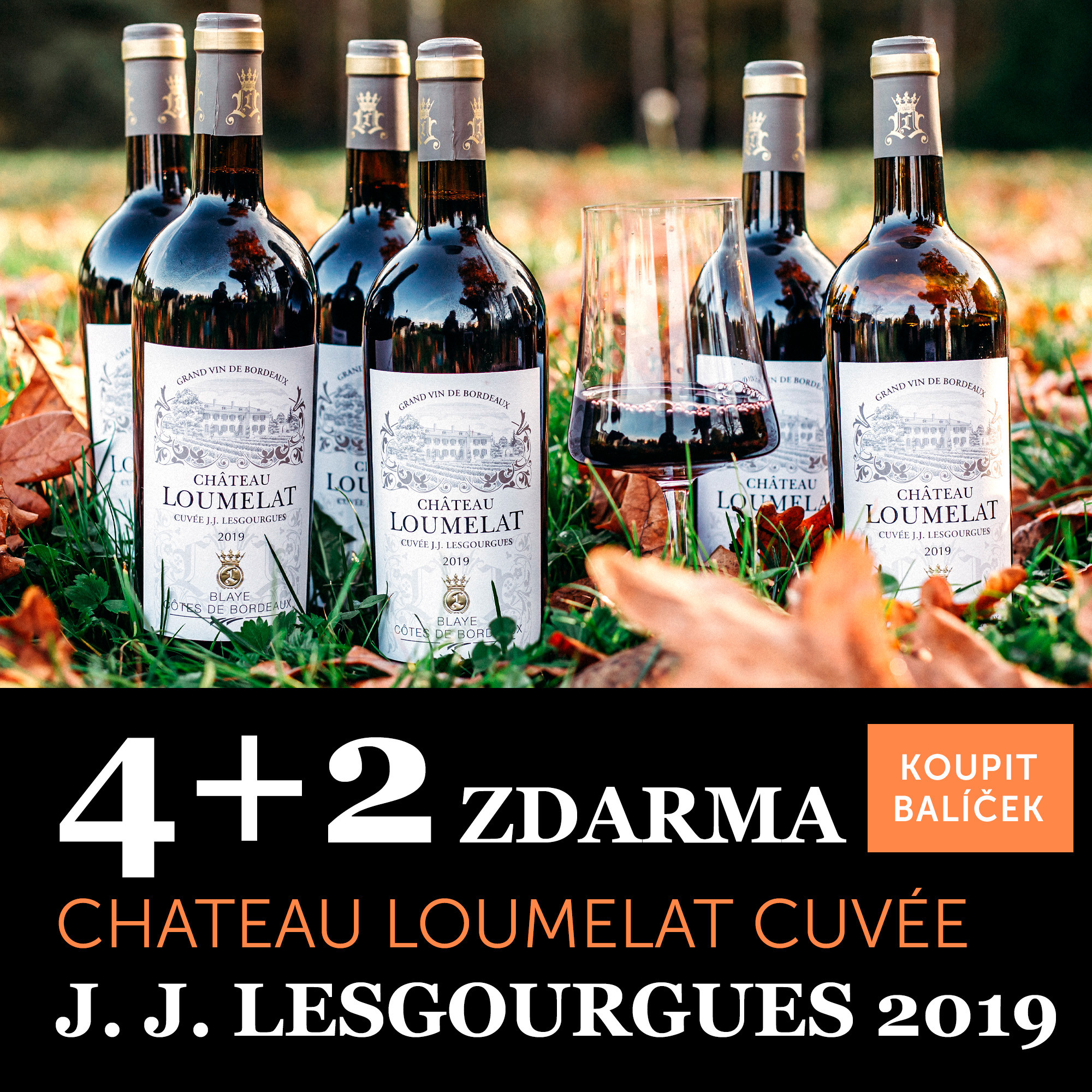 Víno měsíce listopadu 2022 Chateau Loumelat 4+2 - UKONČENO