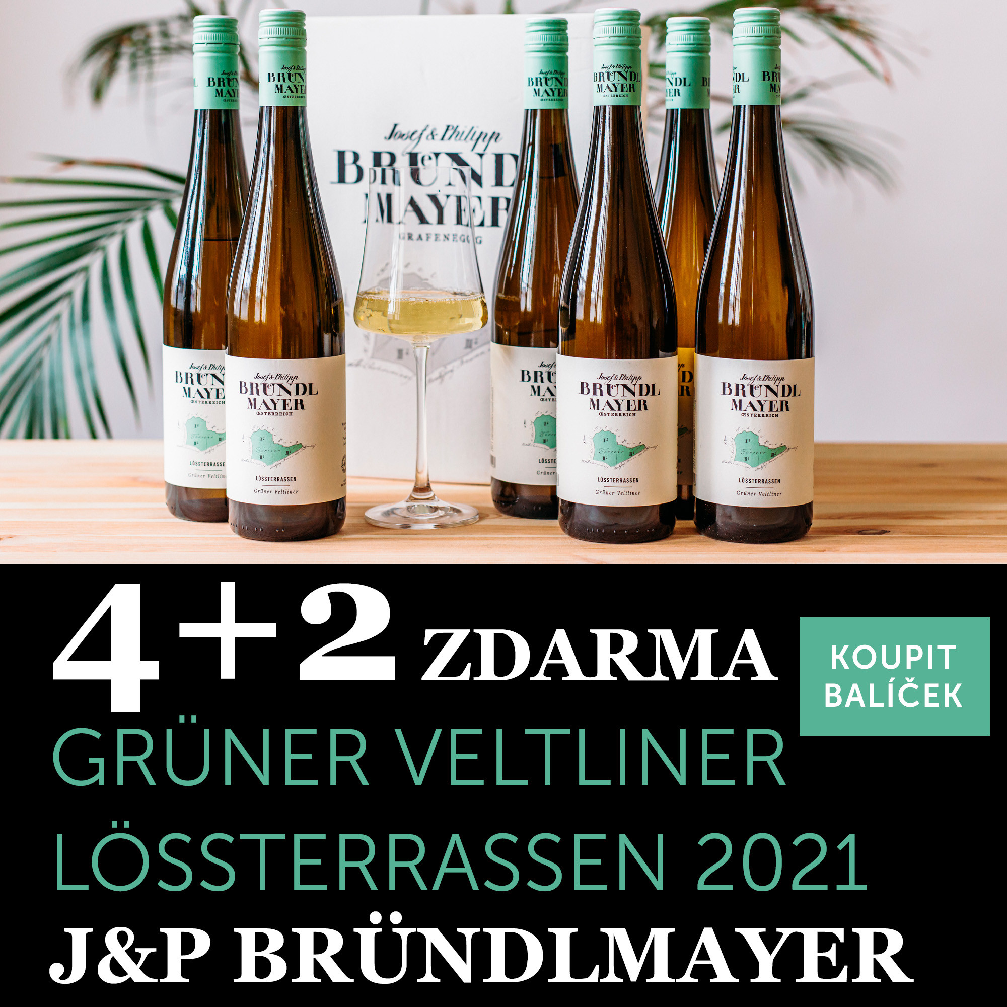 JP Bründlmayer Grüner Veltliner Lössterrassen 2021 4+2 zdarma - UKONČENO
