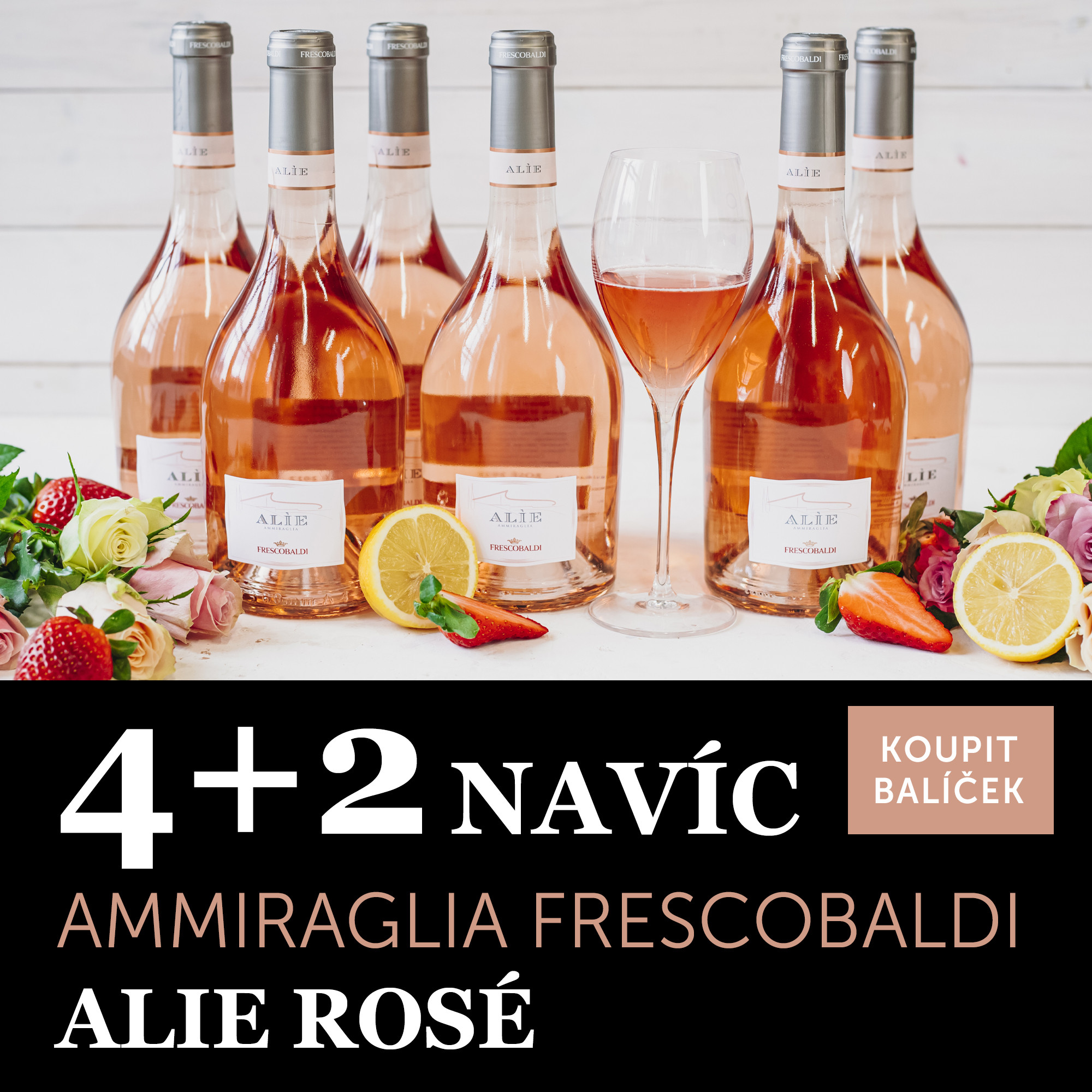 Víno měsíce února - Ammiraglia Alie rosé 2022 IGT 4+2 navíc